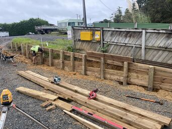 Savvy Construction retaining walls